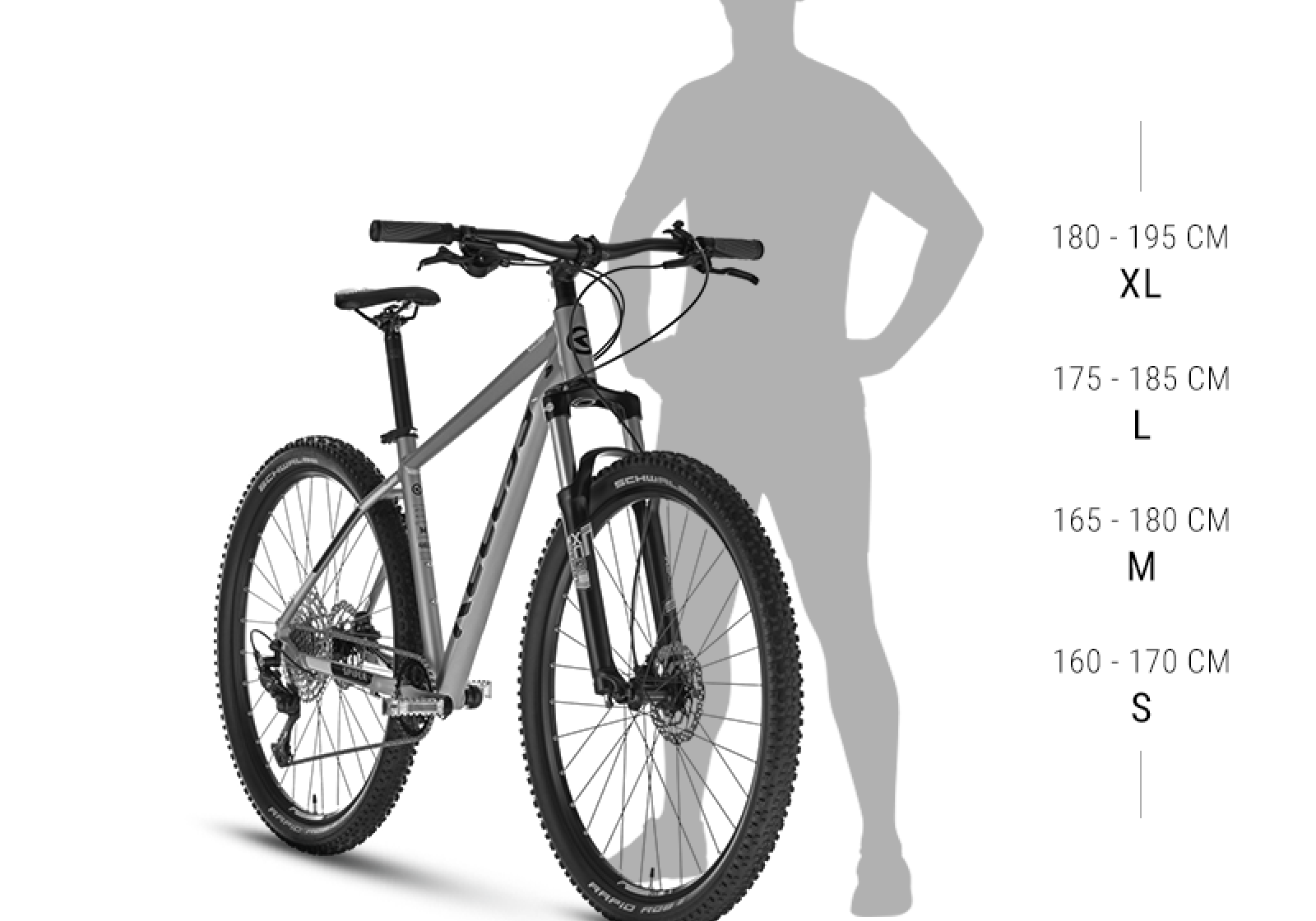 Dviratis KELLYS Spider X80 Moonstone Grey 29"